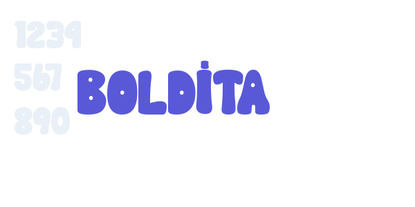 BOLDITA font