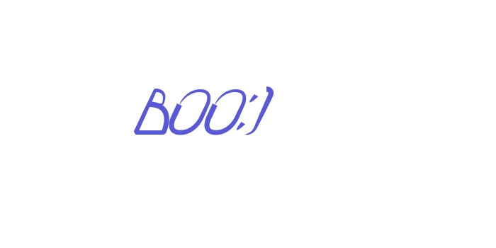 BOO:) Font Download