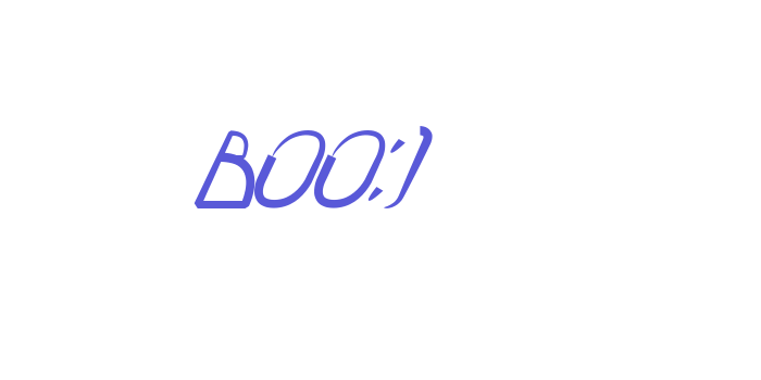 BOO:) Font