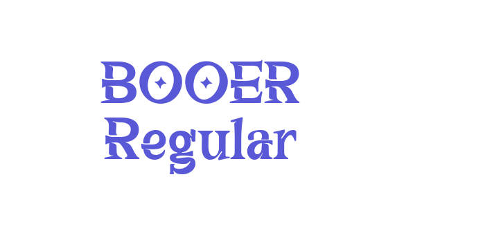 BOOER Regular Font Download