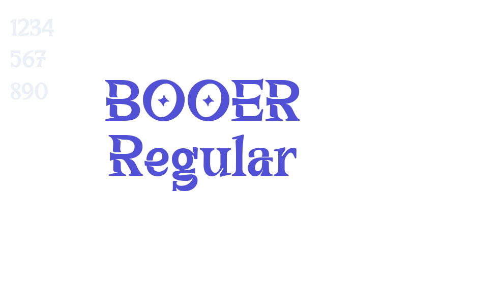 BOOER Regular-font-download