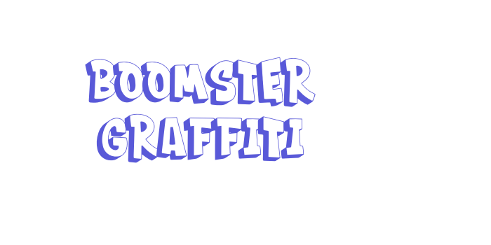 BOOMSTER Graffiti Font Download