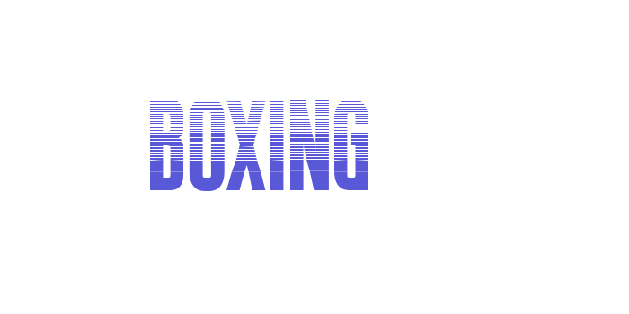 BOXING Font