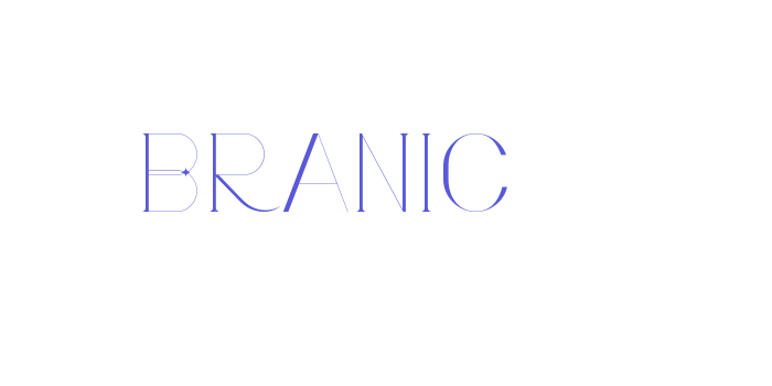 BRANIC Font