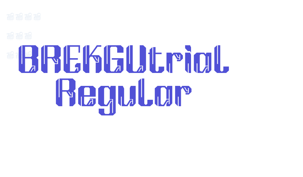 BREKGUtrial Regular-font-download