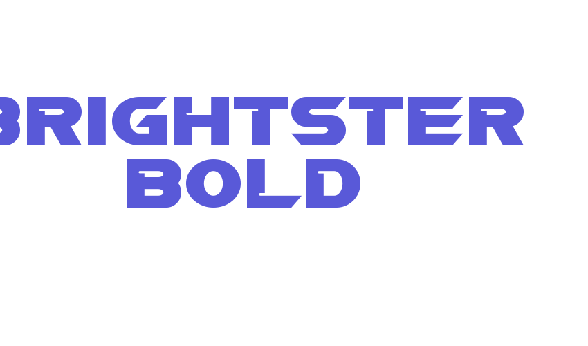 BRIGHTSTER Bold Font Download