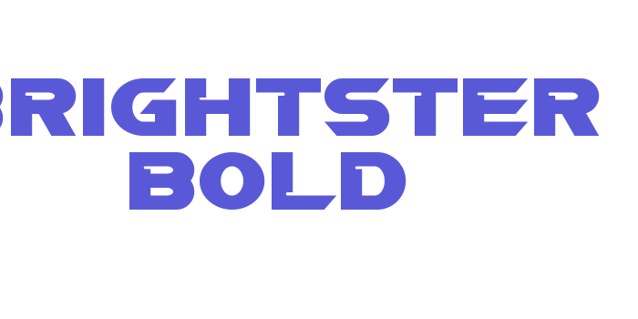 BRIGHTSTER Bold Font Download