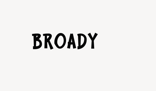 BROADY Font