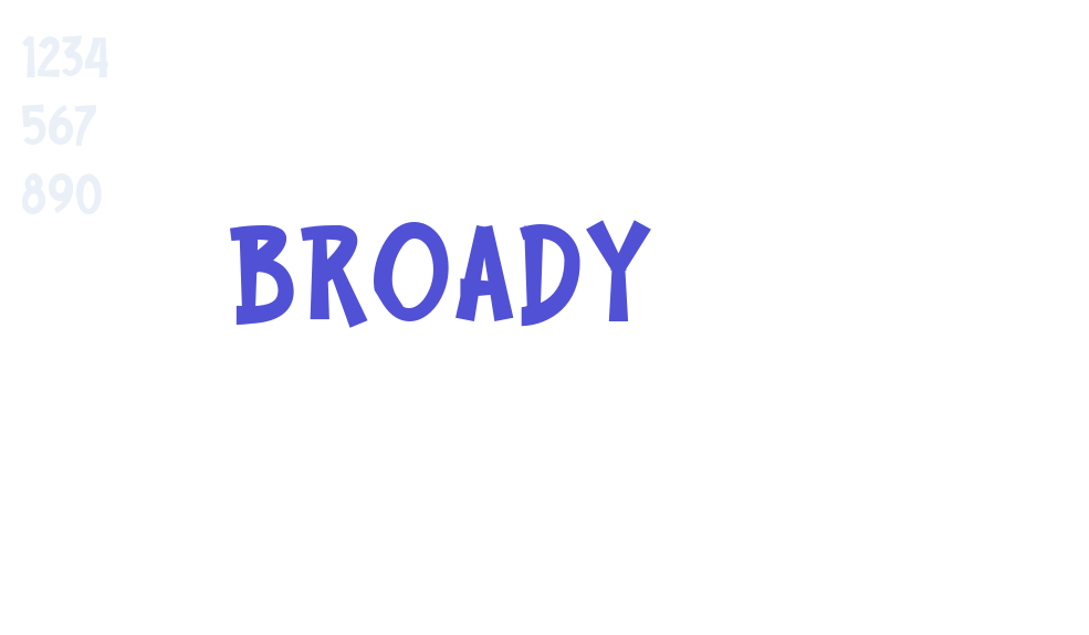 BROADY-font-download