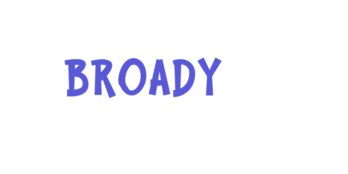 BROADY Font