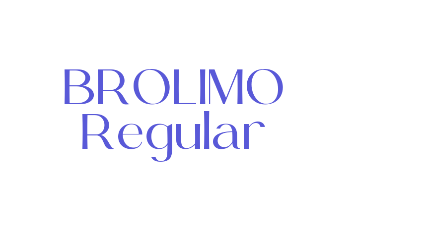 BROLIMO Regular Font Download