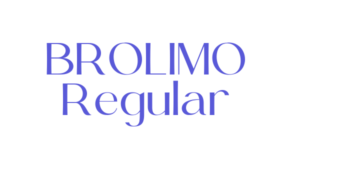 BROLIMO Regular Font Download