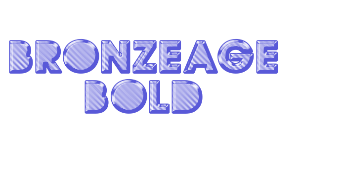 BRONZEAGE Bold Font Download