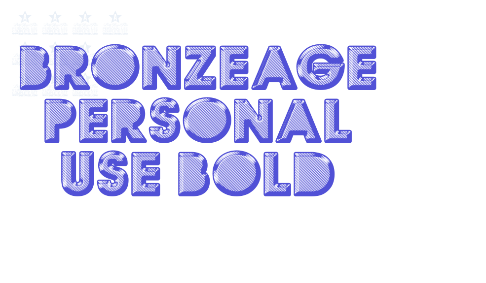 BRONZEAGE PERSONAL USE Bold-font-download