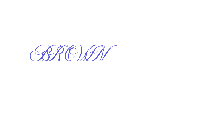 BROWN Font Download