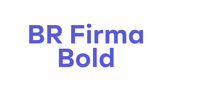 BR Firma Bold Font Download