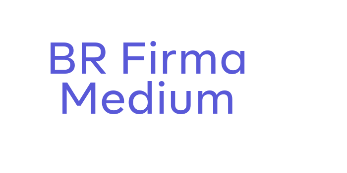 Download BR Firma Medium Font