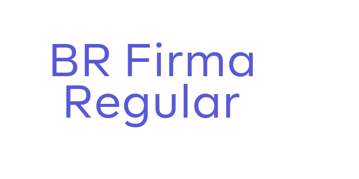 BR Firma Regular Font Download