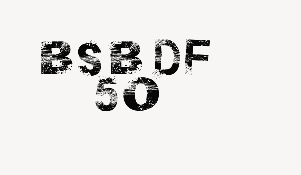 BSB DF 50 Font