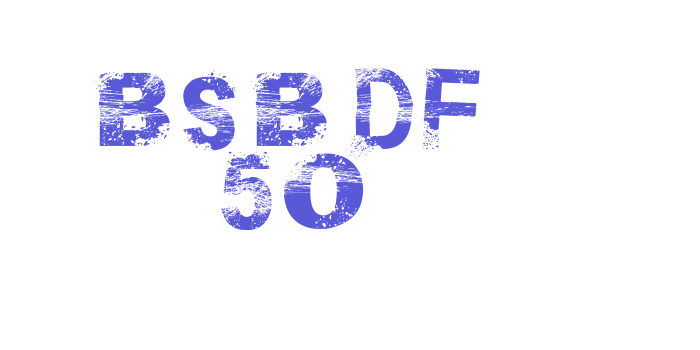 BSB DF 50 Font Download