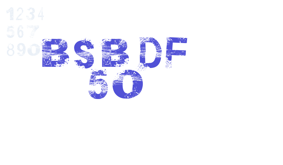 BSB DF 50-font-download