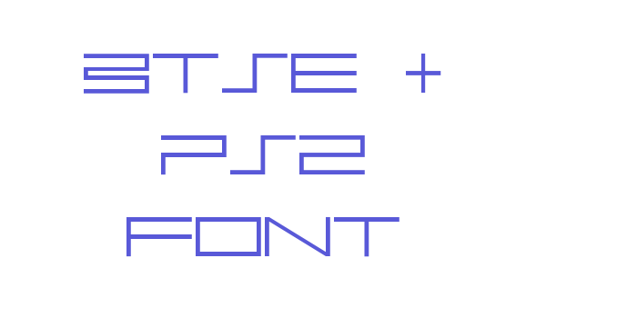 BTSE + PS2 FONT Font