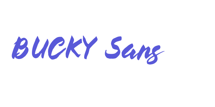 BUCKY Sans Font Download