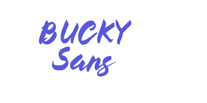 BUCKY Sans Font