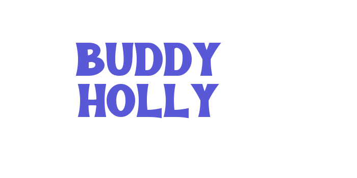 BUDDY HOLLY Font Download