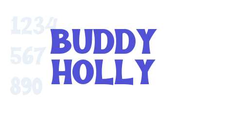 BUDDY HOLLY-font-download