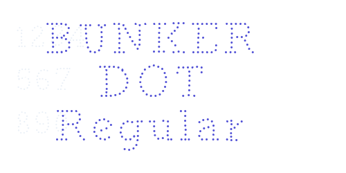 BUNKER DOT Regular-font-download