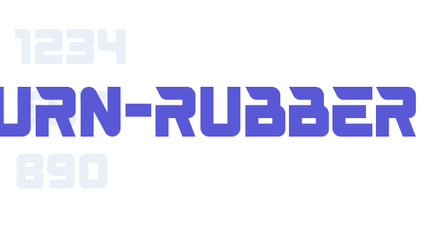 BURN-RUBBER font free