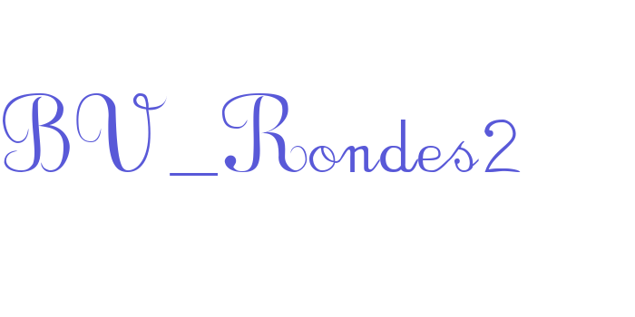 BV_Rondes2 Font Download