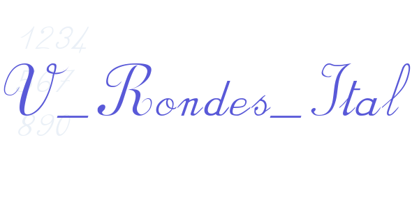 BV_Rondes_Ital font free