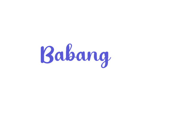 Babang Font