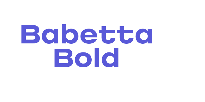 Babetta Bold Font Download