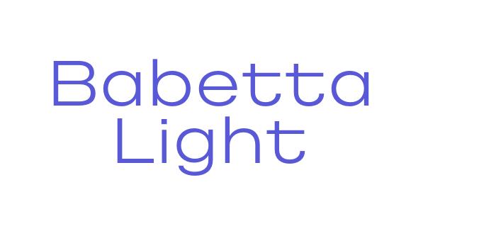 Babetta Light Font Download