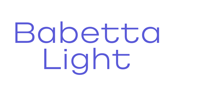 Babetta Light Font