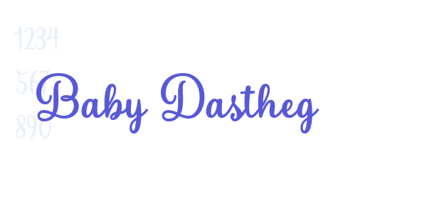 Baby Dastheg font