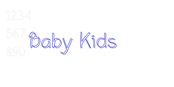 Baby Kids font