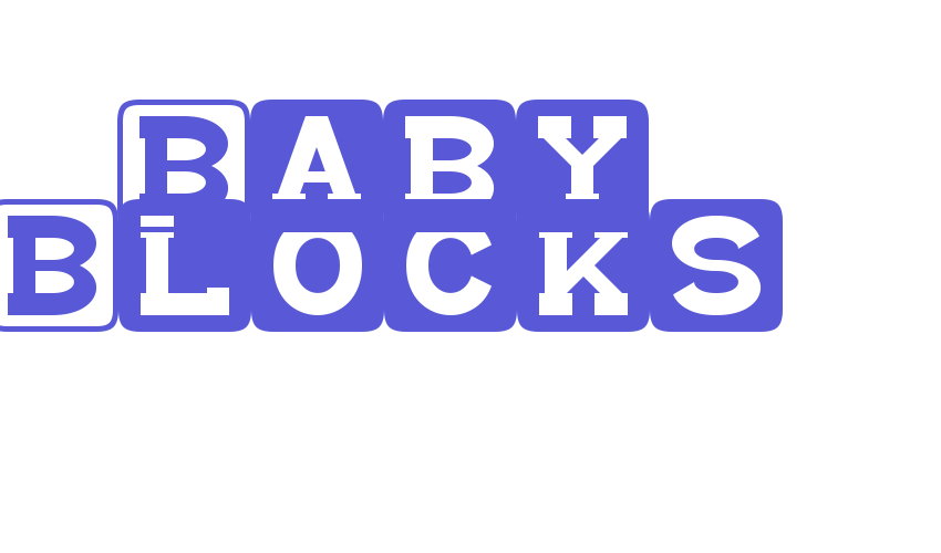 Baby Blocks Font Download