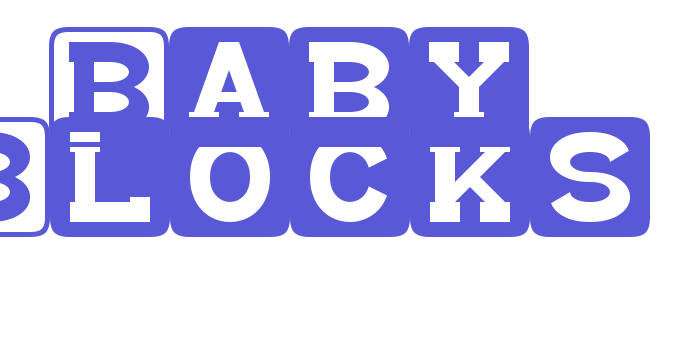 Baby Blocks Font