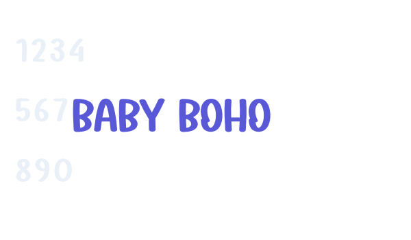 Baby Boho Font