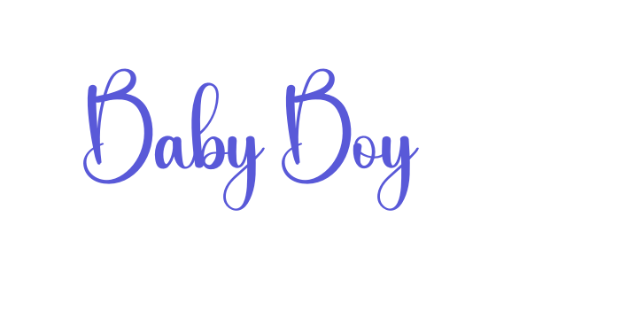 Baby Boy Font Download