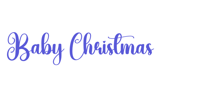 Baby Christmas Font Download