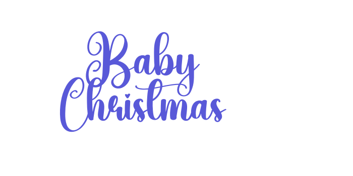 Baby Christmas Font