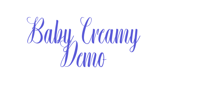 Baby Creamy Demo Font Download