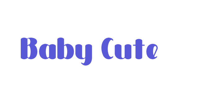 Baby Cute Font