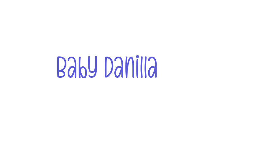 Baby Danilla Font Download