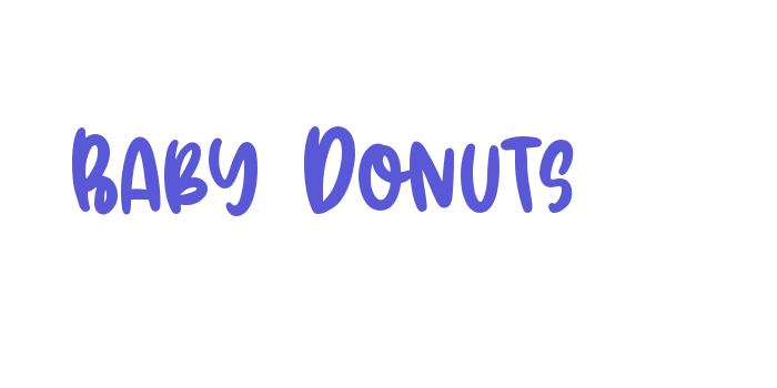 Baby Donuts Font Download